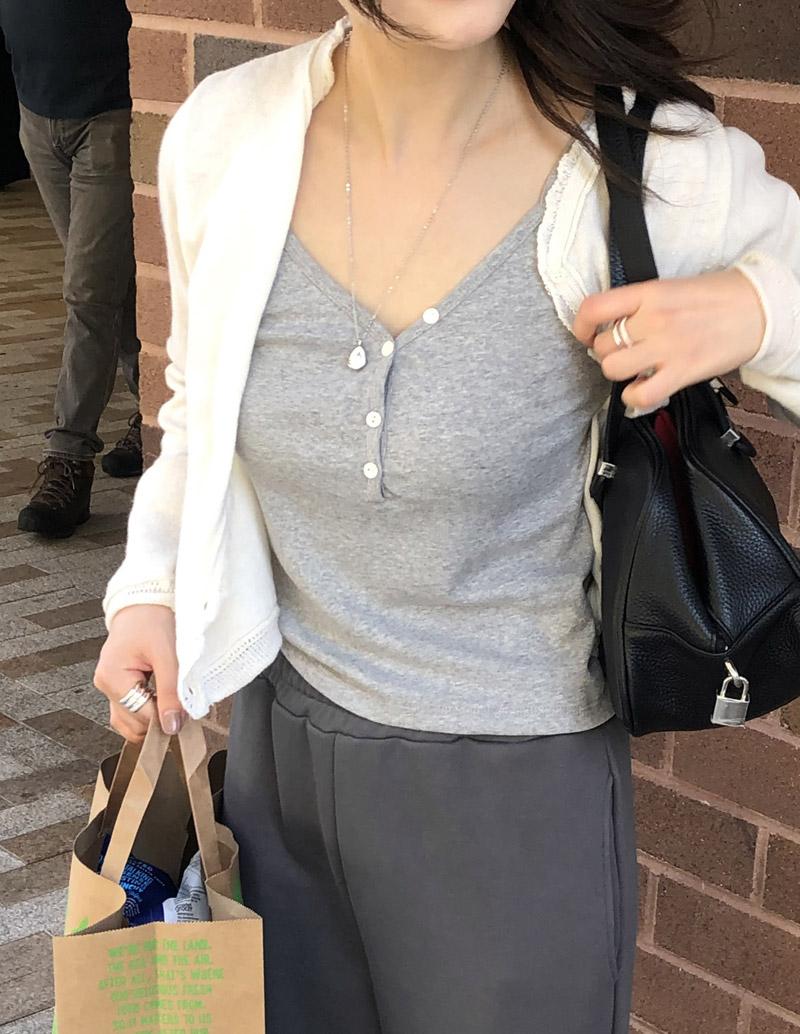 멀딘 슬리브리스 (멜란지그레이)