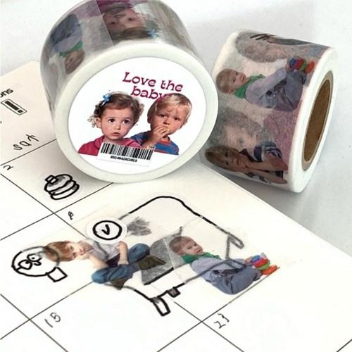 Love the baby Masking tape