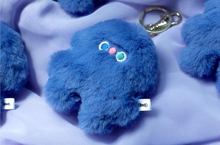 [드리밍몬스터즈] 숲의 요정 수푸 인형 키링 - 블루