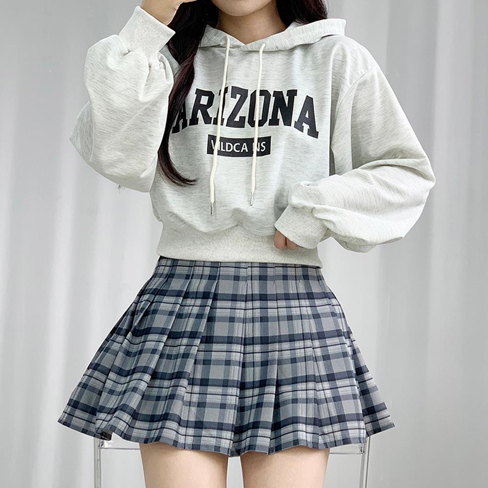 🔥주문폭주🔥아리나 크롭 후드티 핏보장 학생 크롭후드티 가을옷 학생후드티 오버핏후드티 루즈핏 세미크롭 놀이공원 교복후드티 가을후드티 학생 후드 레터링 크롭후드