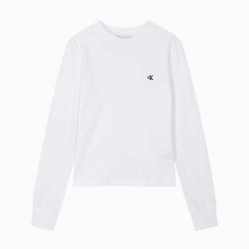 여성 L/S 아카이브 로고 크루넥 티셔츠 47D269G YAA