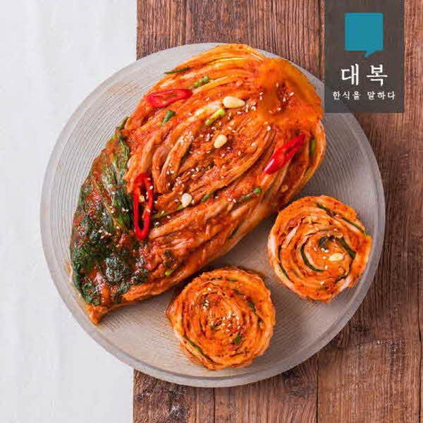 대복 포기김치 3kg (꽃게육수로 시원하고 아삭한 맛)