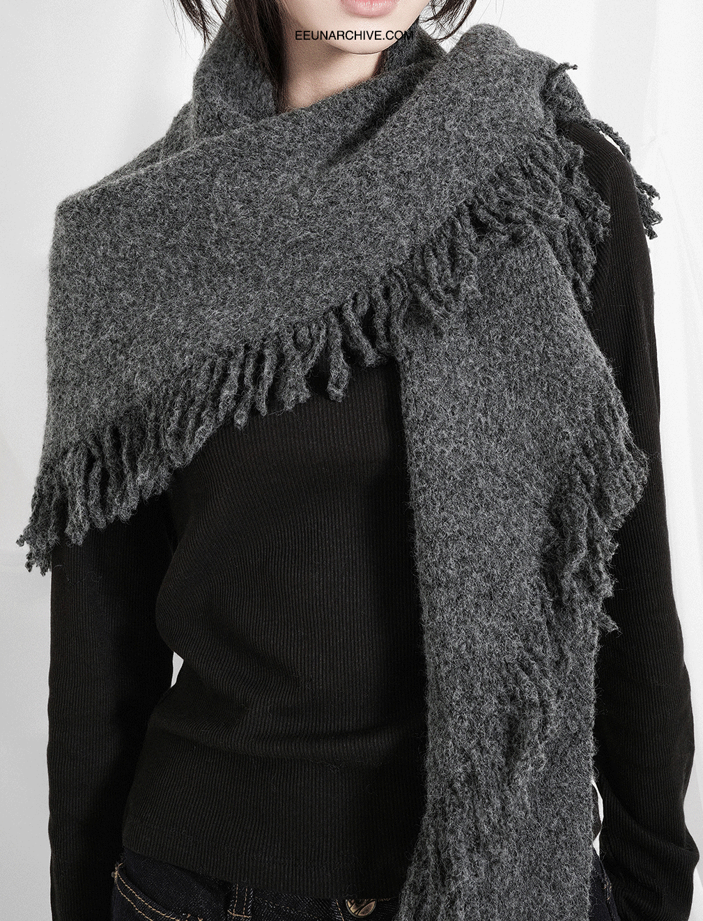 이은 보헤미안 드레이프 머플러