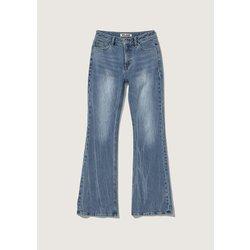 PLAC BLEACH FLARED JEANS MID WSHD M63 PJTH5LCM635