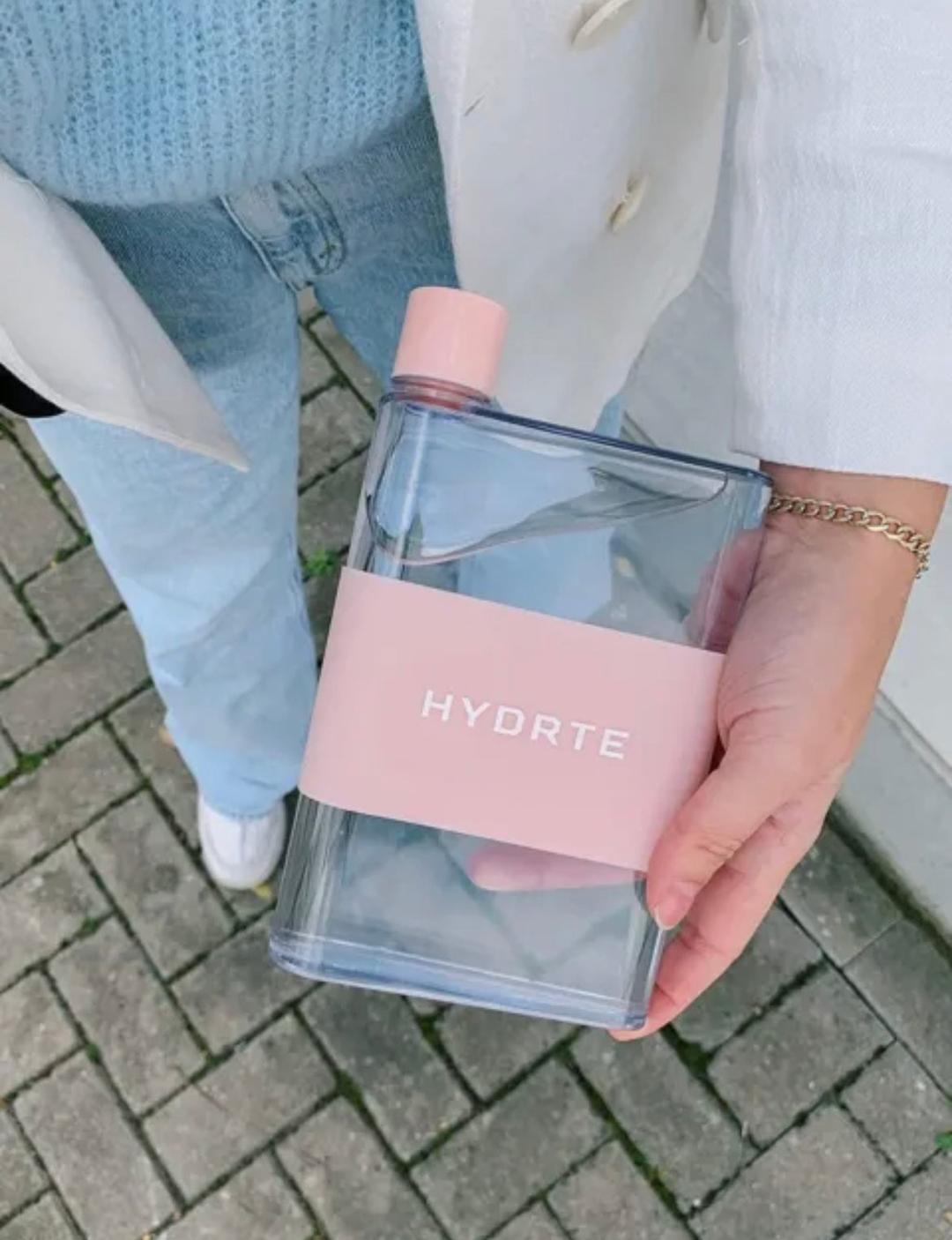 Slim flat reusable bottle 650ml - Beige