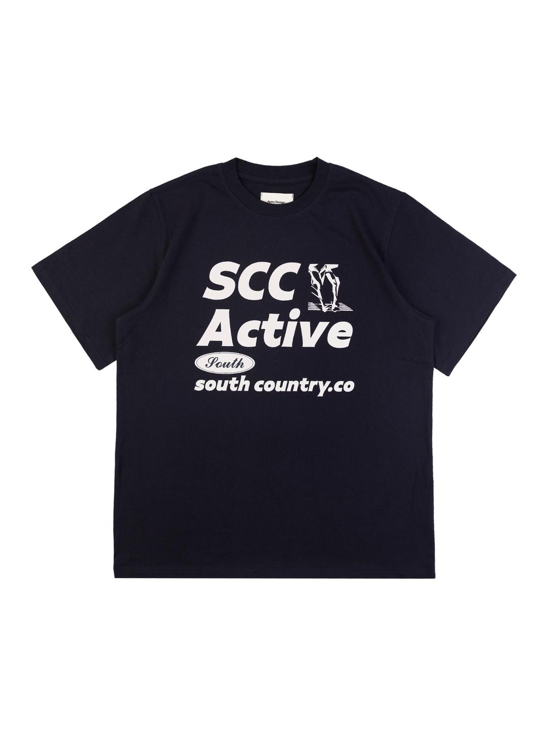 SCC ACTIVE T-SHIRT-DARK NAVY