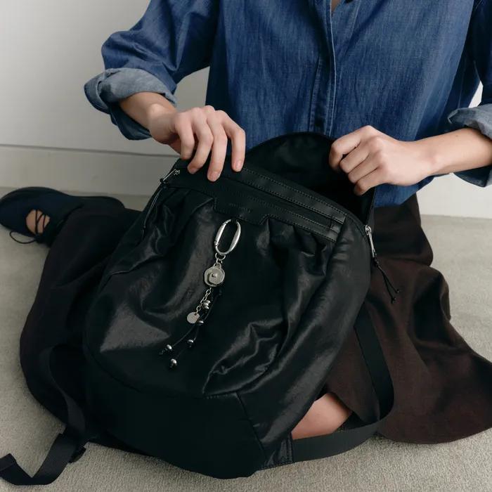 [참장식포함][ARCHE] 나일론/새틴 아르케 백팩 M 3color JABA6E551BK JABA6E561W2 JABA6E591BK