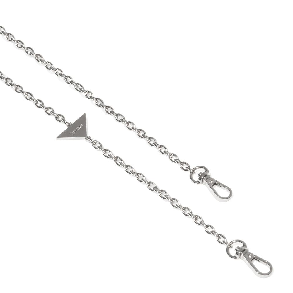 TRIANGLE LONG STRAP - SILVER