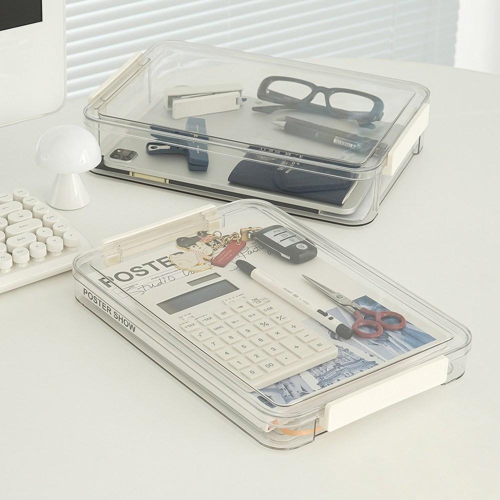 리빙공감 멀티 아크릴 다용도 서류 보관함 - 서류정리함/받침 | 쿠팡