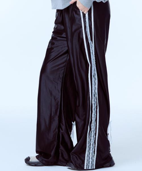러브이즈트루(LUVISTRUE)  PA LACE TRANING PANTS(BLACK) - 사이즈 & 후기 | 무신사