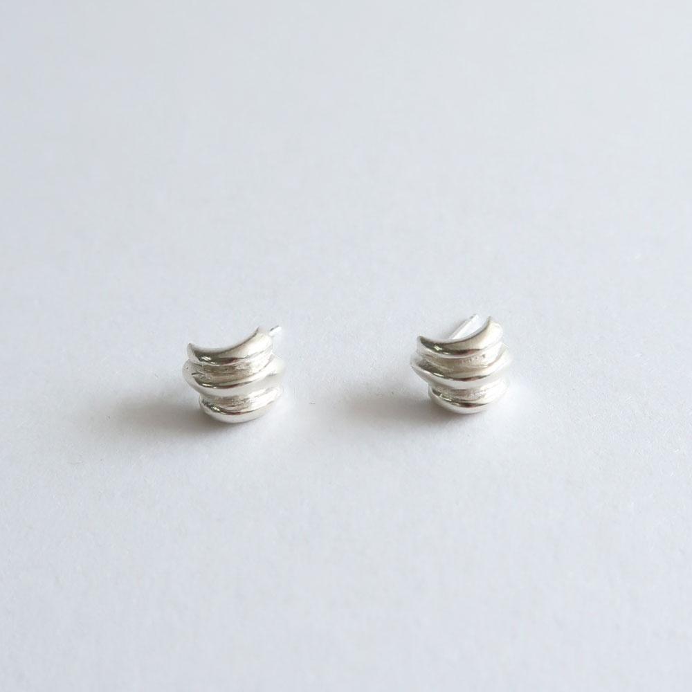 silver 925 Simple shell earring