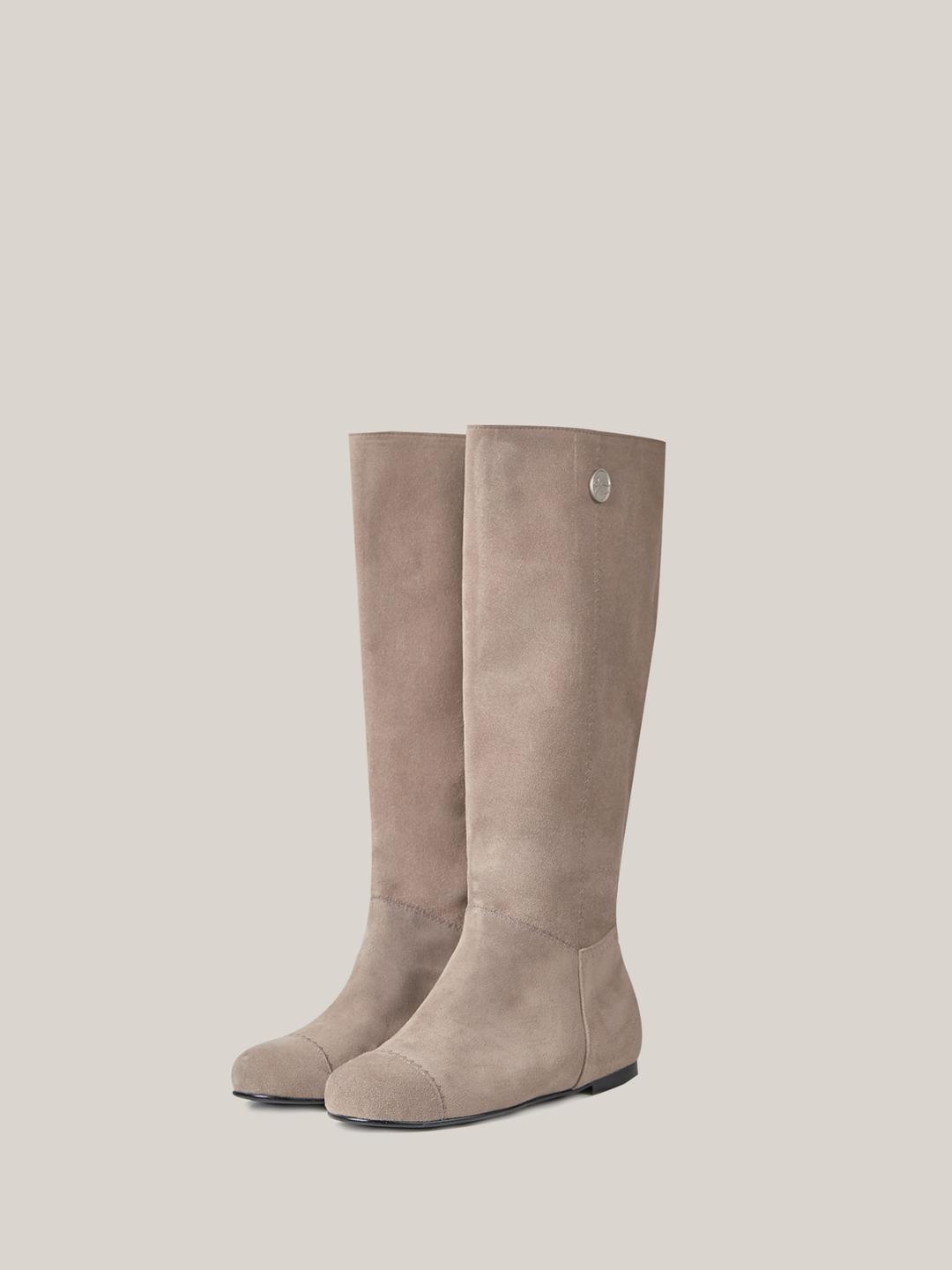 SHOREDITCH BOOTS [ BEIGE GRAY ]