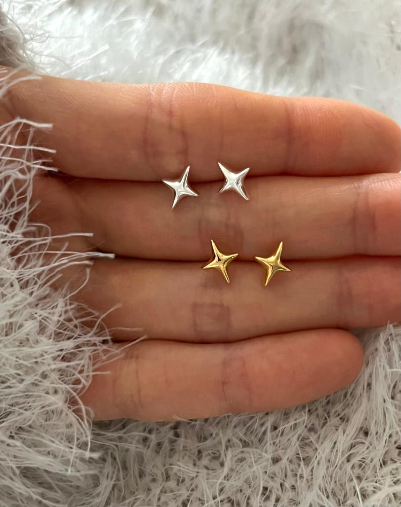 (크르와)실버925 갤럭시 플래쉬 귀걸이