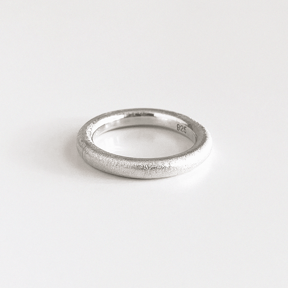 Plain ring 무광 (silver)