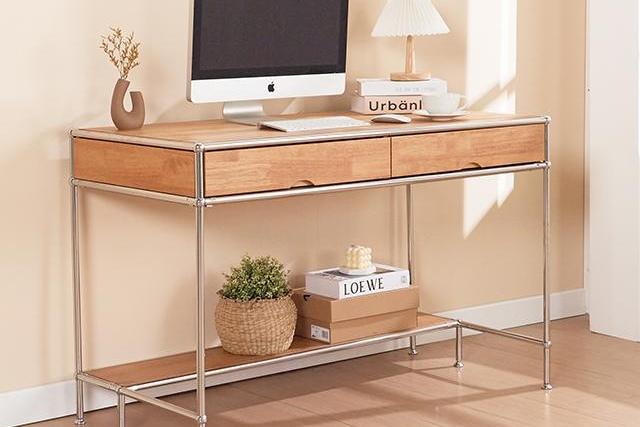 E6261 원목 모듈 입식 테이블 1200 2colors