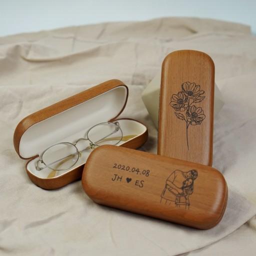 우드 각인 안경케이스 🕶