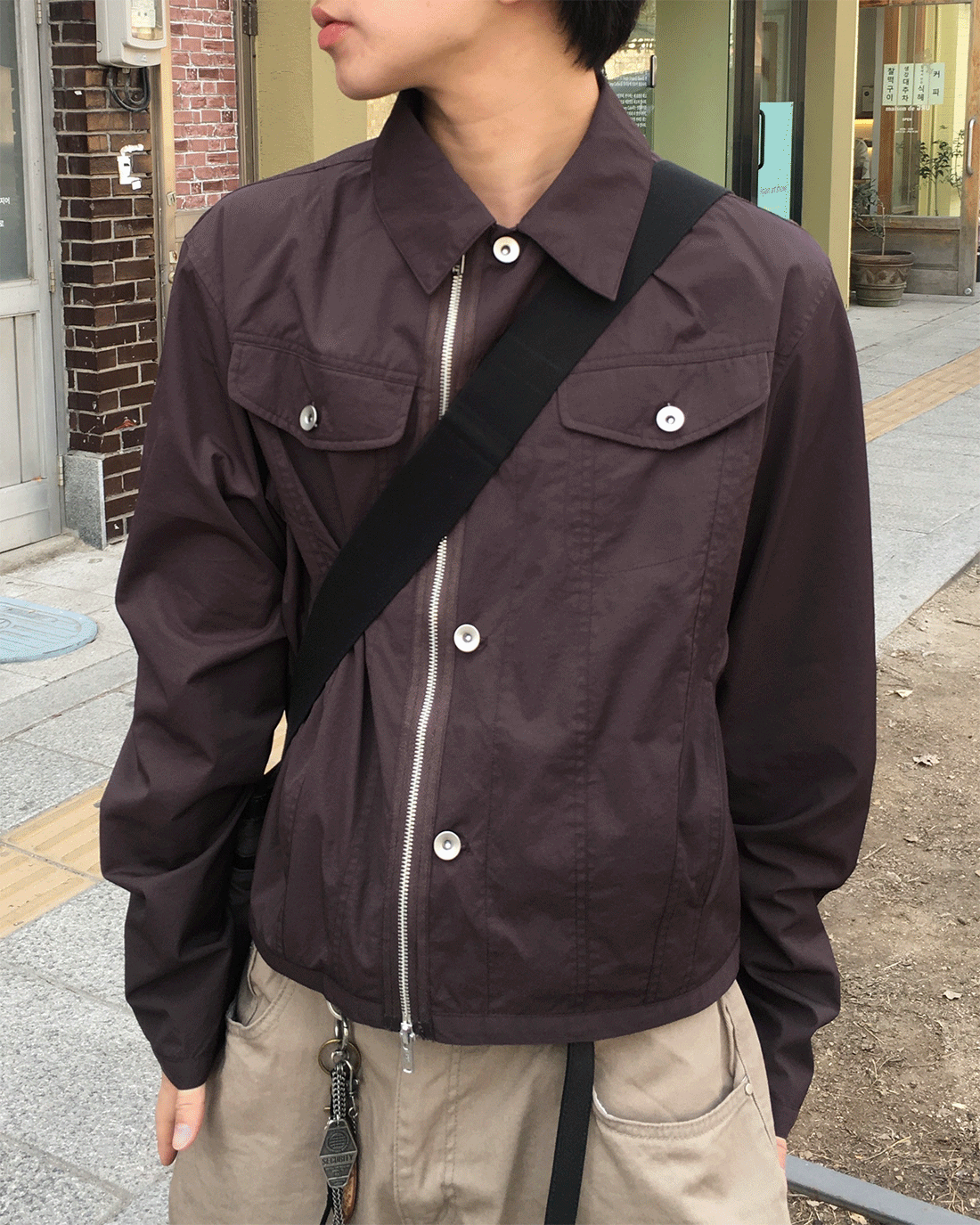 래치폼 나일론 트러커 자켓 3C