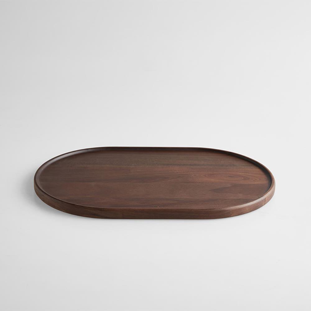 까사미아 보우 타원 우드트레이 대형