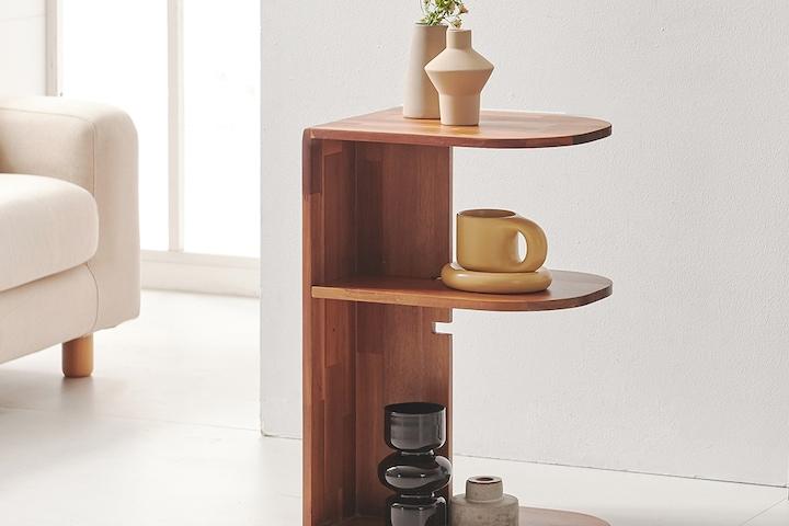 오늘의집 특별 추가혜택 - RF 이브 원목 협탁 소파 사이드 테이블 2colors