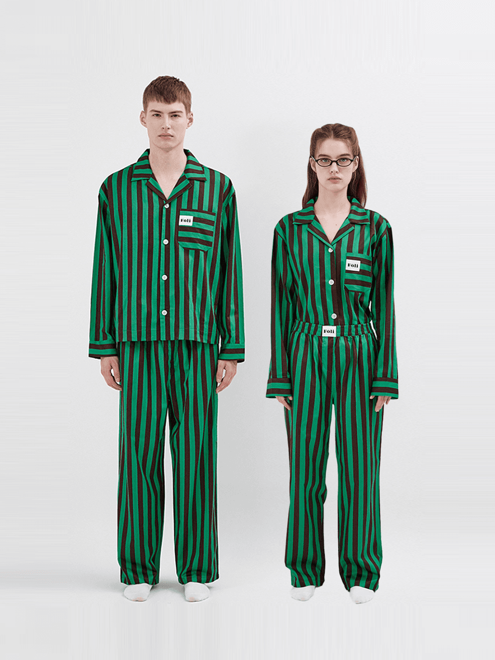 *2차 리오더* (Unisex) 포레스트 그린 파자마 세트