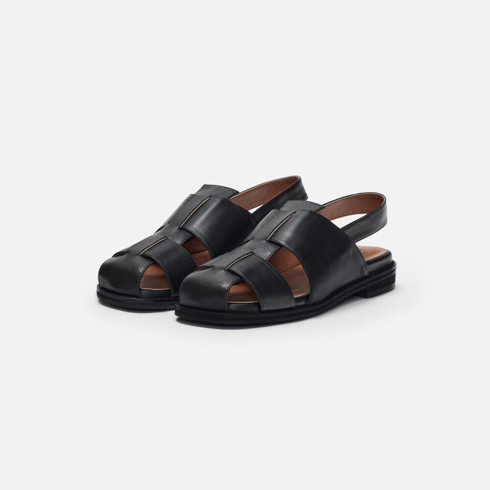 Puzzle Sandals Black