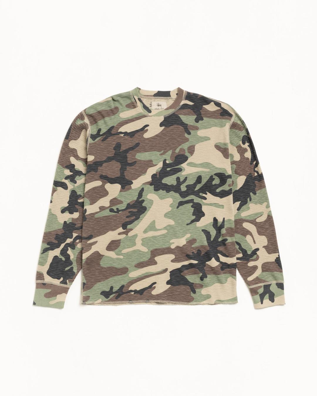 PIGMENT DYED LS THERMAL - Camo / S