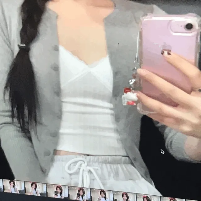 [*문의폭주/캡내장/끈조절] 리나 레이스 캡나시 - 2color