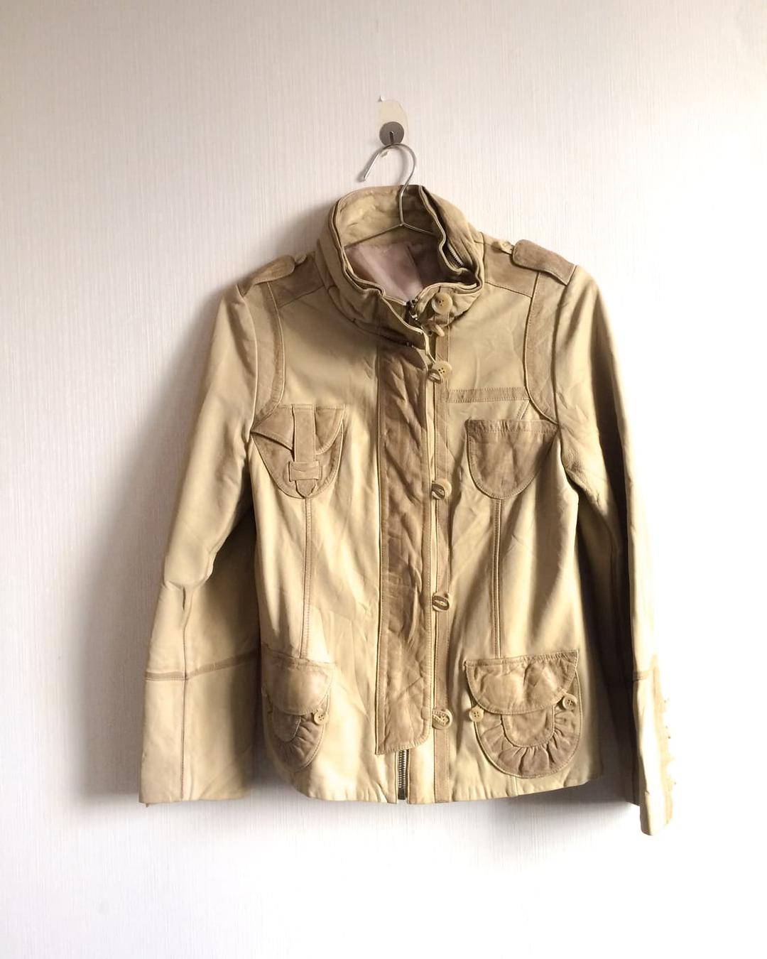 Lamb leather multi pocket jacket | 후루츠패밀리