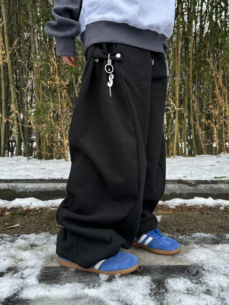 사이드 스냅 스트링 팬츠