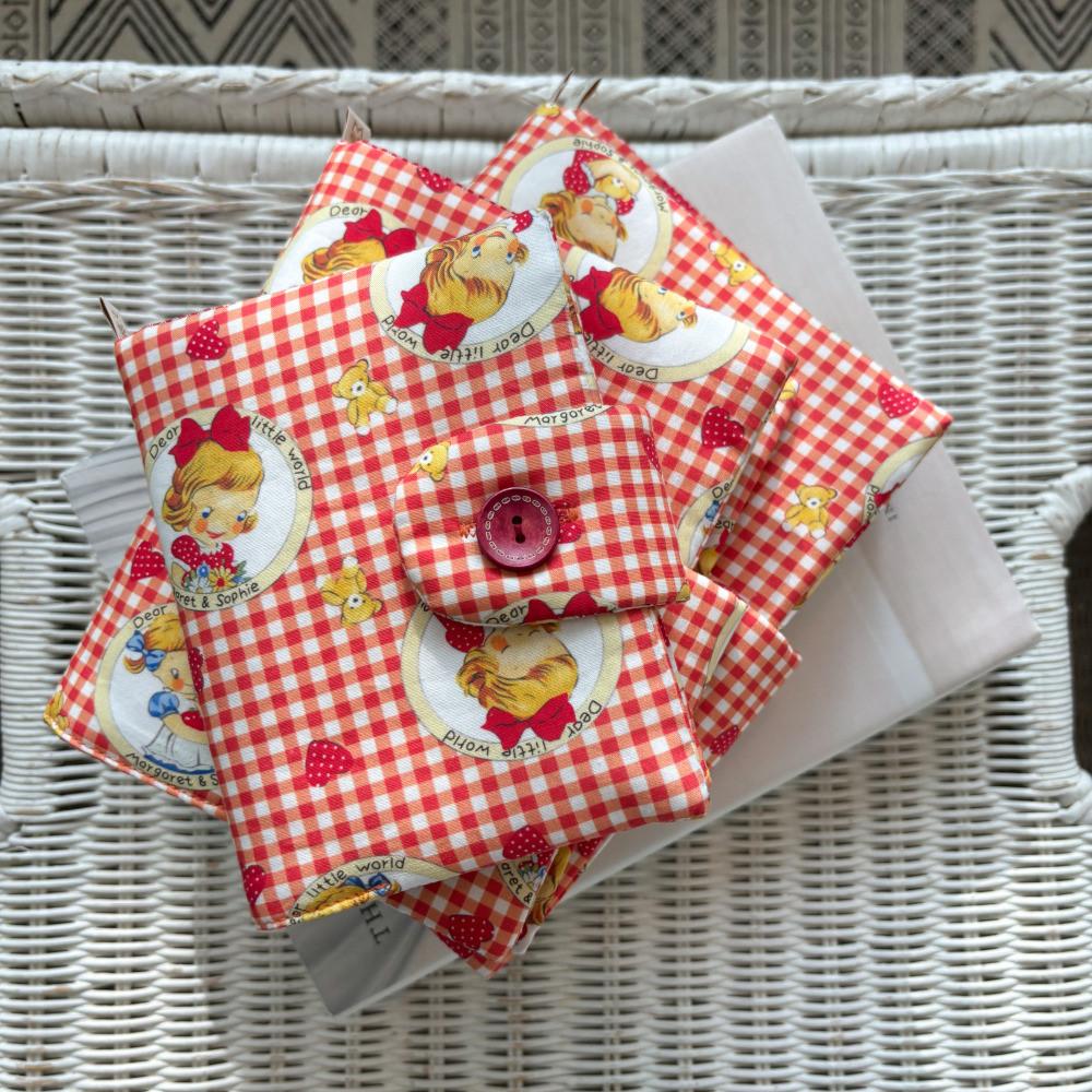 레드소녀 패브릭 다이어리 북커버 : 케이키북클럽