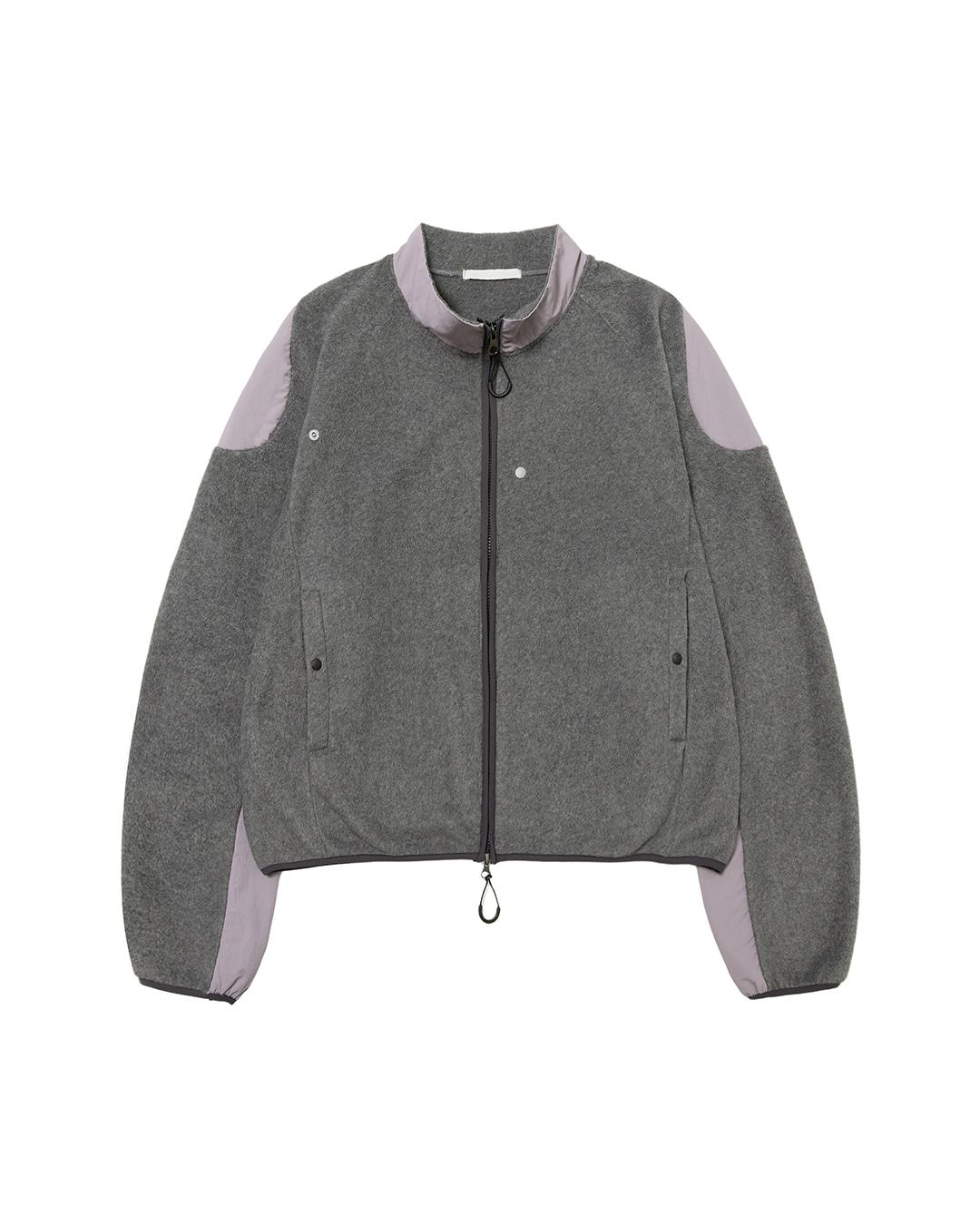 [Limited QTY] PANELED FLEECE JACKET (Grey)