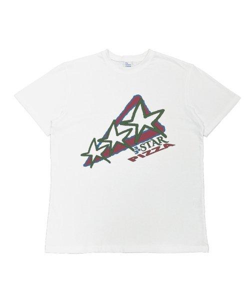 TCM 3 star pizza T (white)