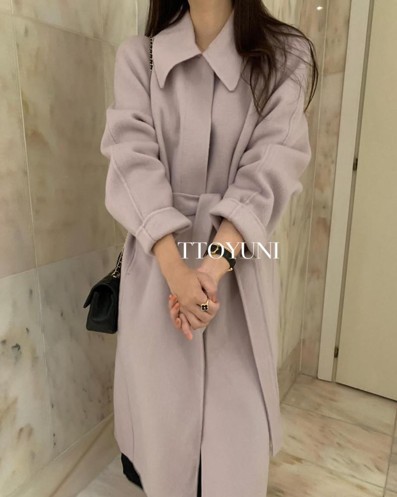 (당일) 프리티영띵 pyt 히든 싱글 핸드메이드 코트 프영띵