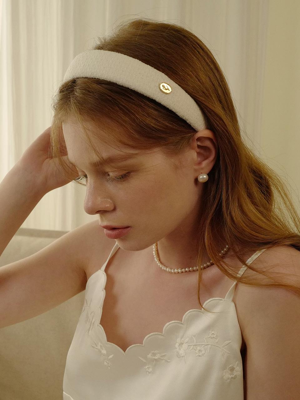 tulip classic hairband (ivory)