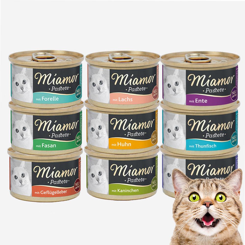 고양이주식캔 고양이습식캔 습식사료 미아모아 파스테이트 꿩 외 8종