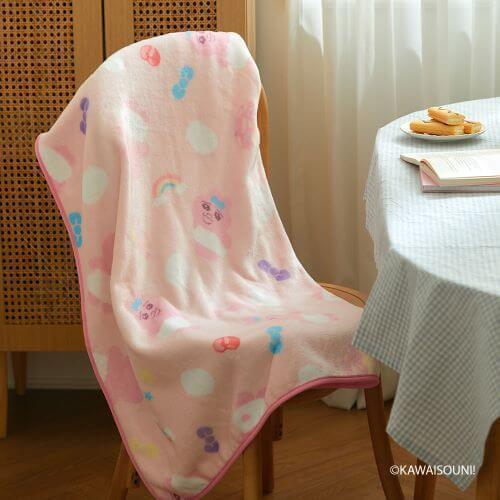 빤쮸토끼 패턴 무릎담요