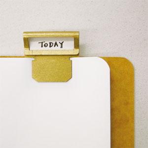 BRASS PRODUCTS  INDEX CLIP