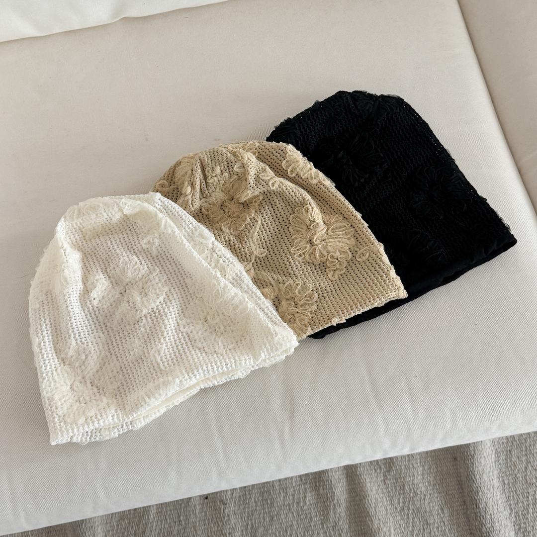 블루씨티 [봄코디🌺MD추천!] 플라워 홉트 비니 모자 3color