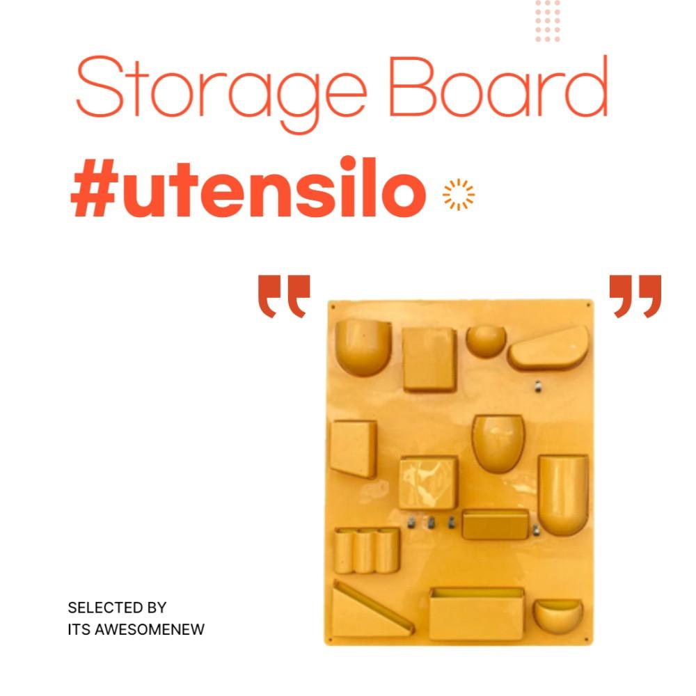 잇츠어썸뉴 비트라 유텐실로 벽걸이 스토리지보드 소품정리 월포켓 데스크테리어 4color