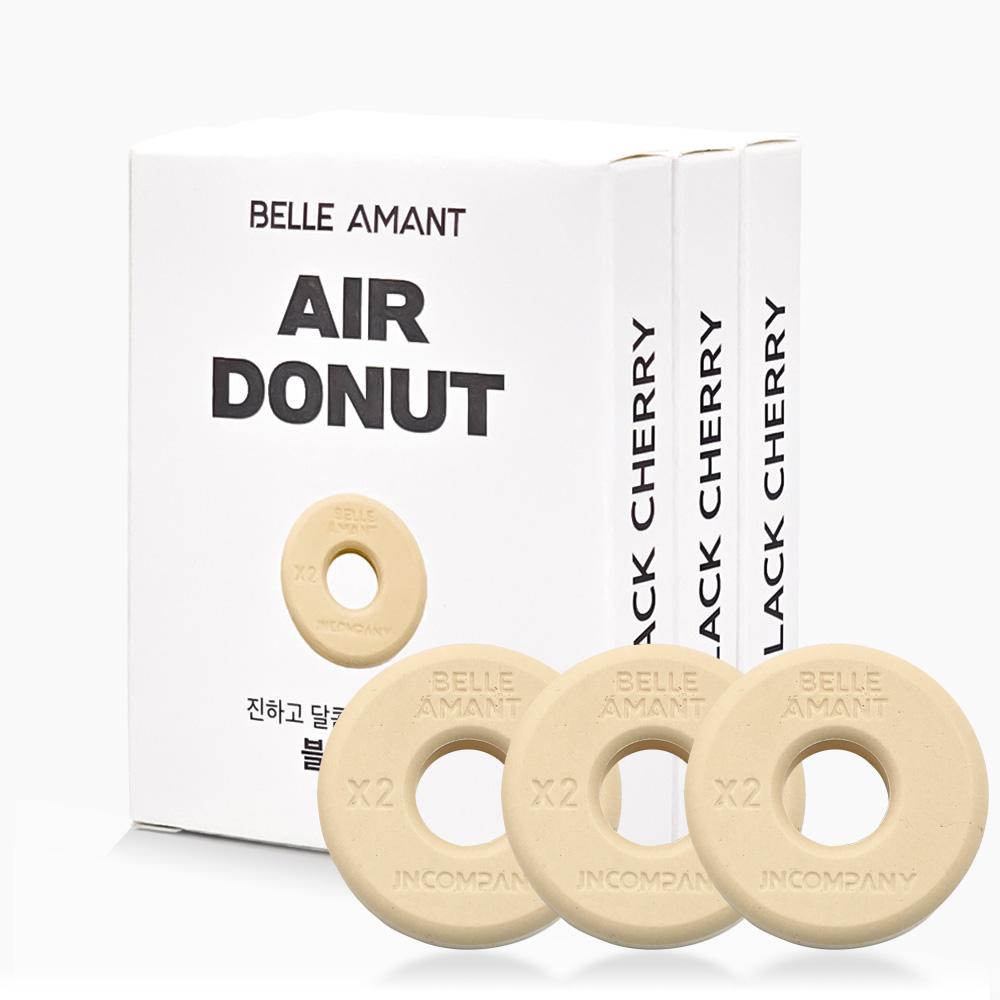 벨르아망 에어도넛 리필 3개입 세트 차량용 방향제 리필키트 11가지 향기