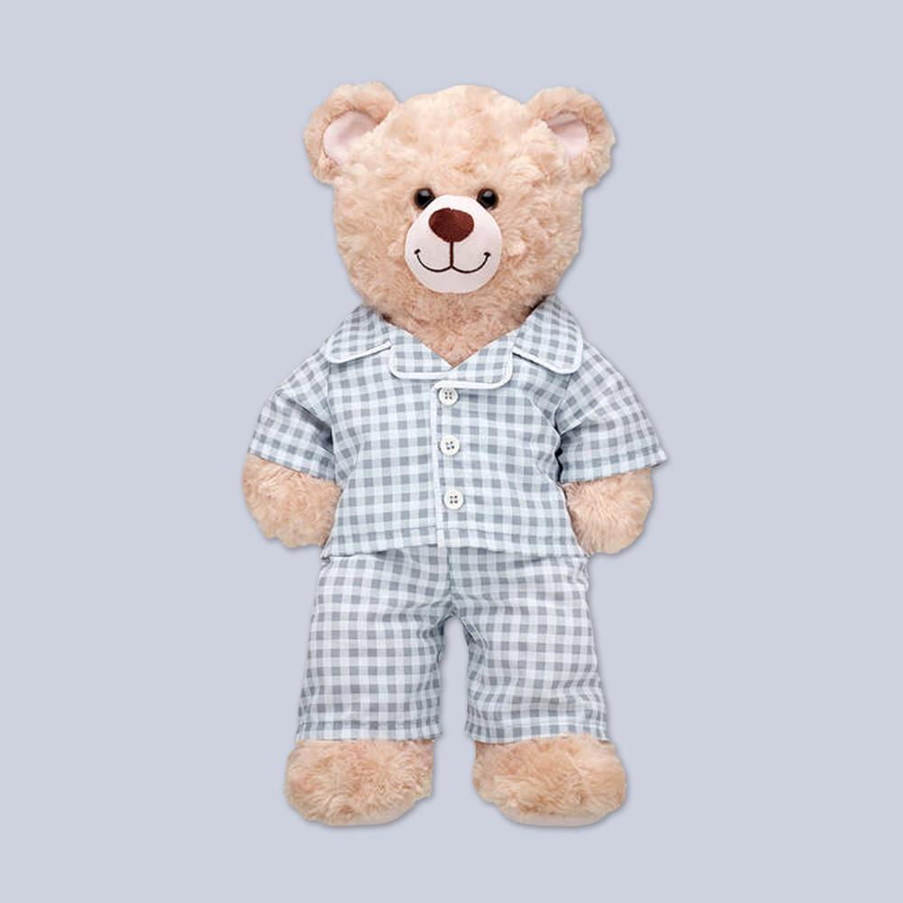 빌드어베어 체크무늬 파자마 세트 Build A Bear 워크샵 미국 곰인형 16인치 잠옷