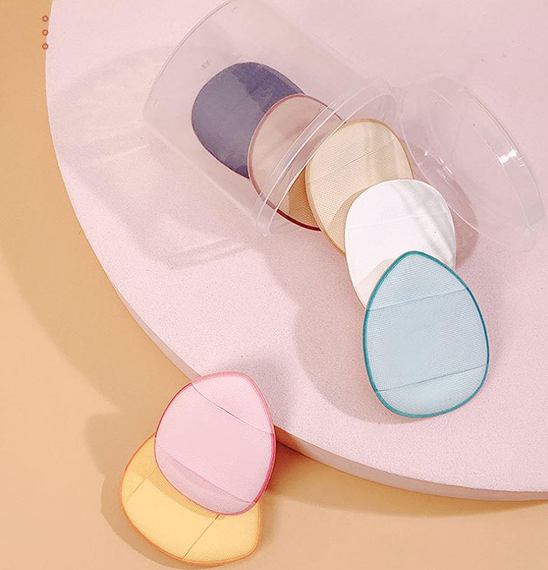 메이크업 핑거 미니 퍼프 7개 컨실러 파운데이션