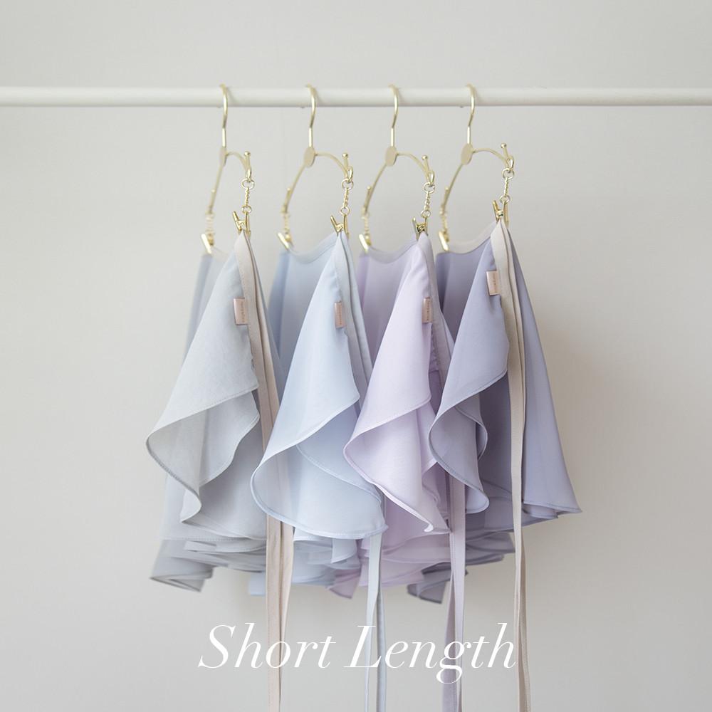 숏 유리구슬톤 Minuet 랩스커트 스트레치 리본 스커트 성인 발레복 발레