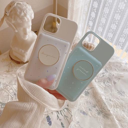 신기종입고💛인기✨7컬러✨레트로 도트 카드포켓 폰케이스