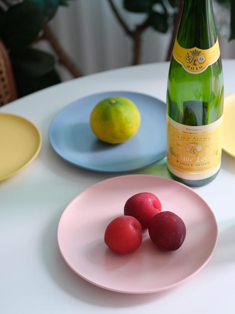 그랑쉘 무광 플레이트 (5color, 3size) 파스텔톤 카페 디저트 도자기 접시