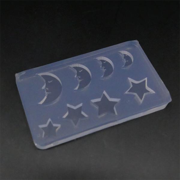 [실리콘몰드] 미니 달과 별 8p