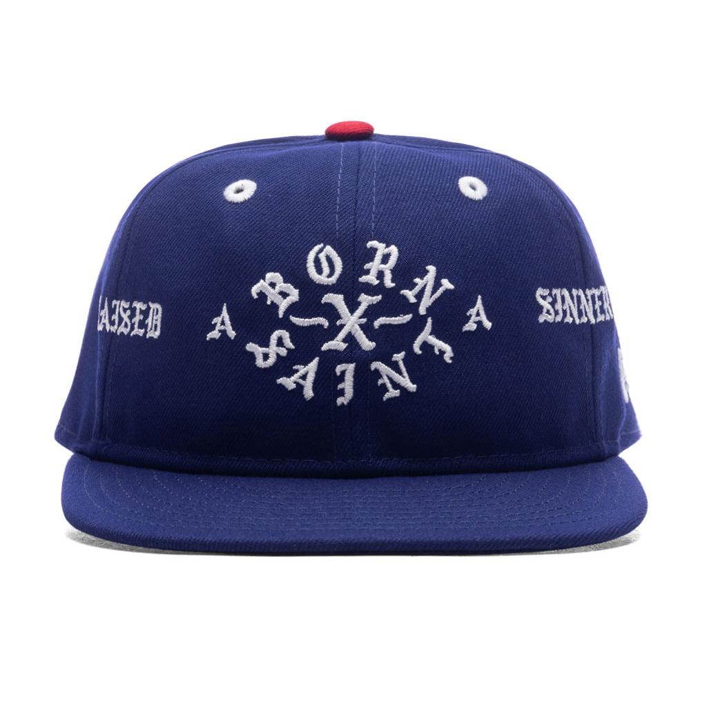 Saint Michael x Born X Raised x New Era Born Saint Cap - Blue - Blue / 7