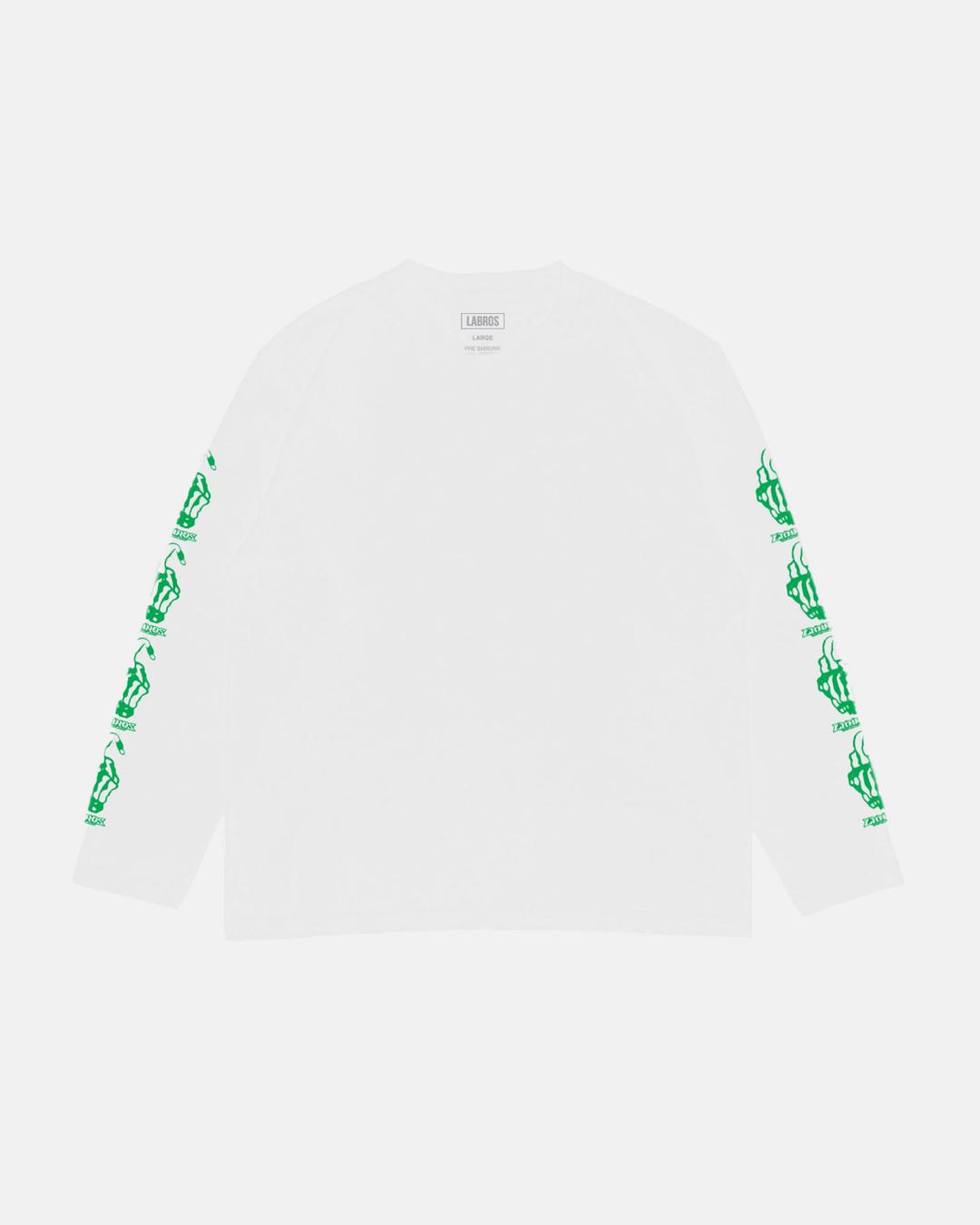 Broken Finger LS Tee (White)