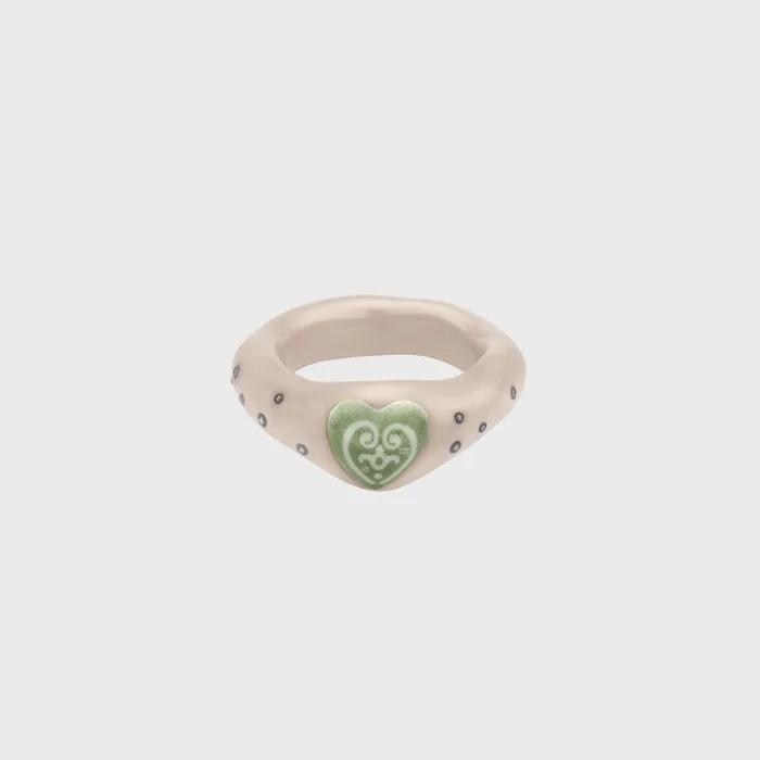 dotty romance ring-beige