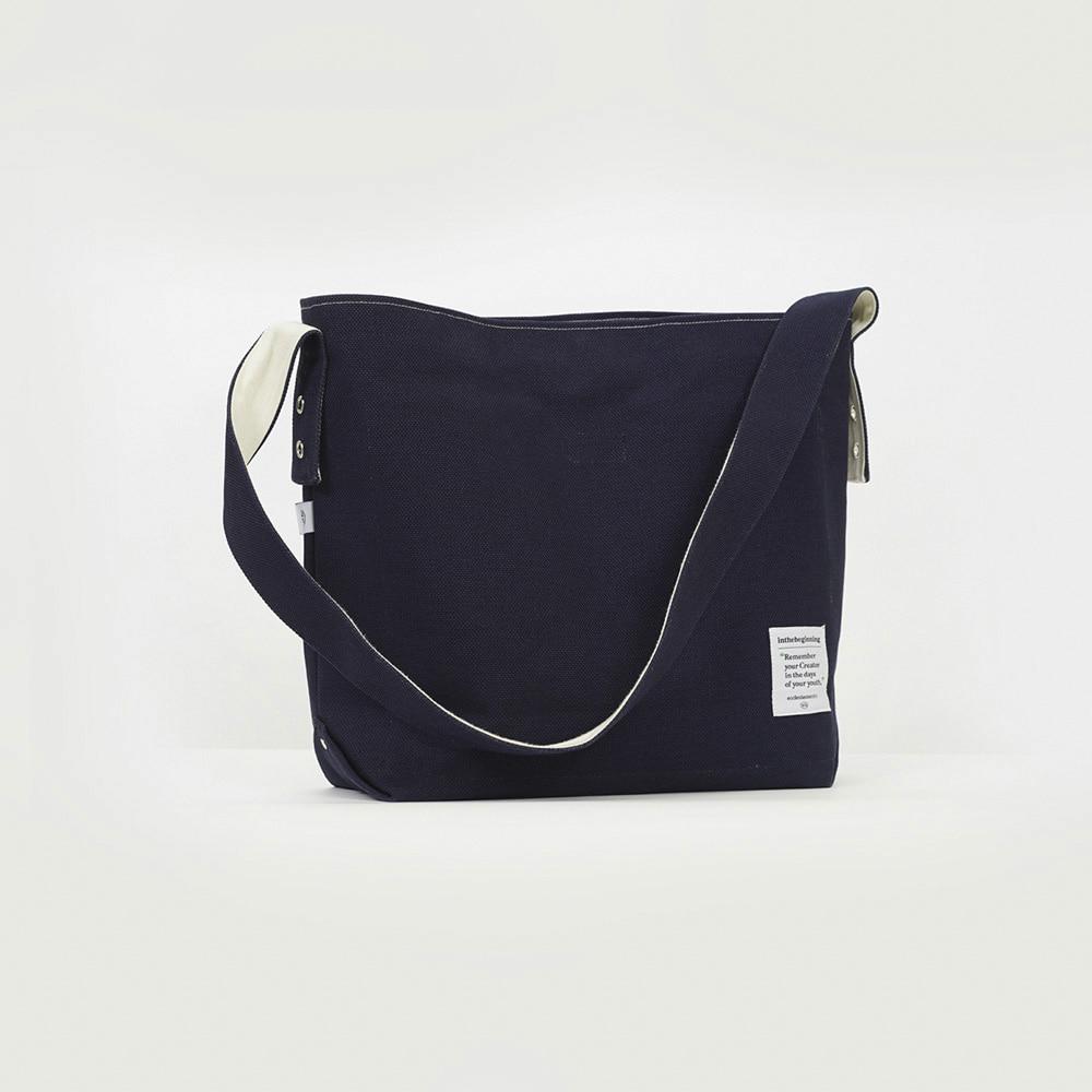 Eyelet noah bag_navy